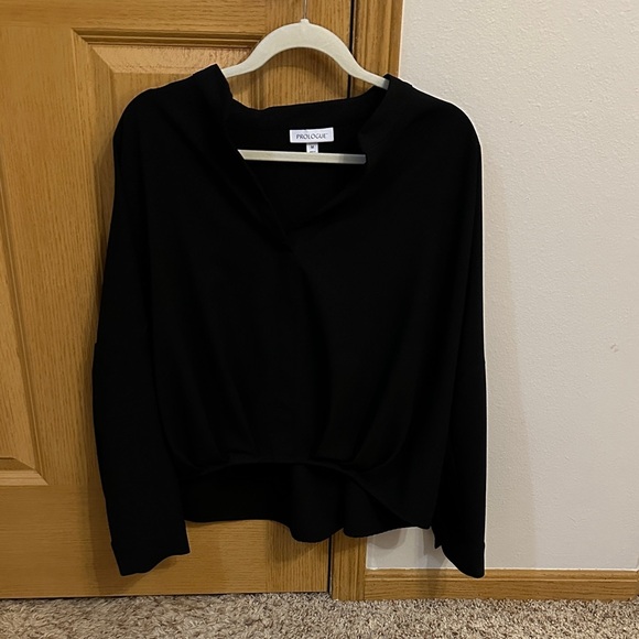 ✨ Prologue Elegant Black Blouse - Size M ✨ - Picture 1 of 5